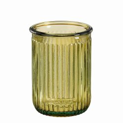 Jessica Vase Recycled Glass Ochre