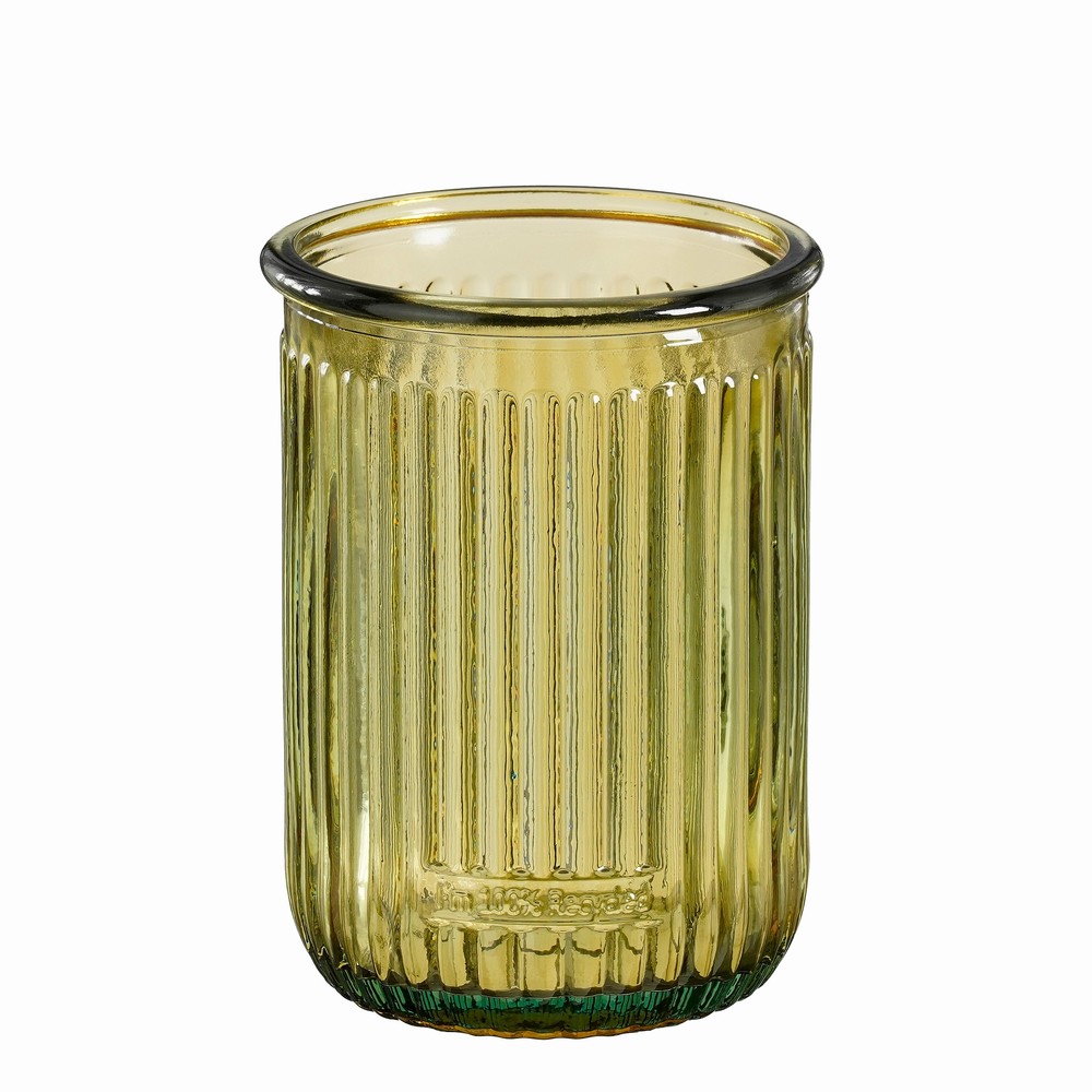 Jessica Vase Recycled Glass Ochre