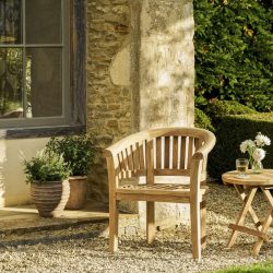 Crummock Armchair – Teak, Natural