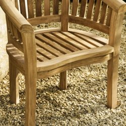 Crummock Armchair – Teak, Natural