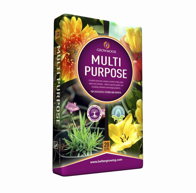 Growmoor Multi-purpose 20LTR Compost - Added John Innes