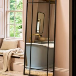 Ledwell Panelled Mirror Black