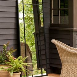 Ledwell Panelled Mirror Black