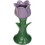 Vase Tulip Fine Earthenware Lilac