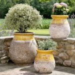 Poterie Goicoechea – Jarre Provençale – Aged Enamel Green Honey