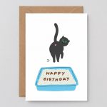 ‘Birthday Cat Poop’ Card