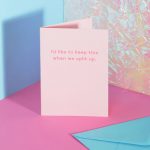 I’d like to keep this when we split up Card