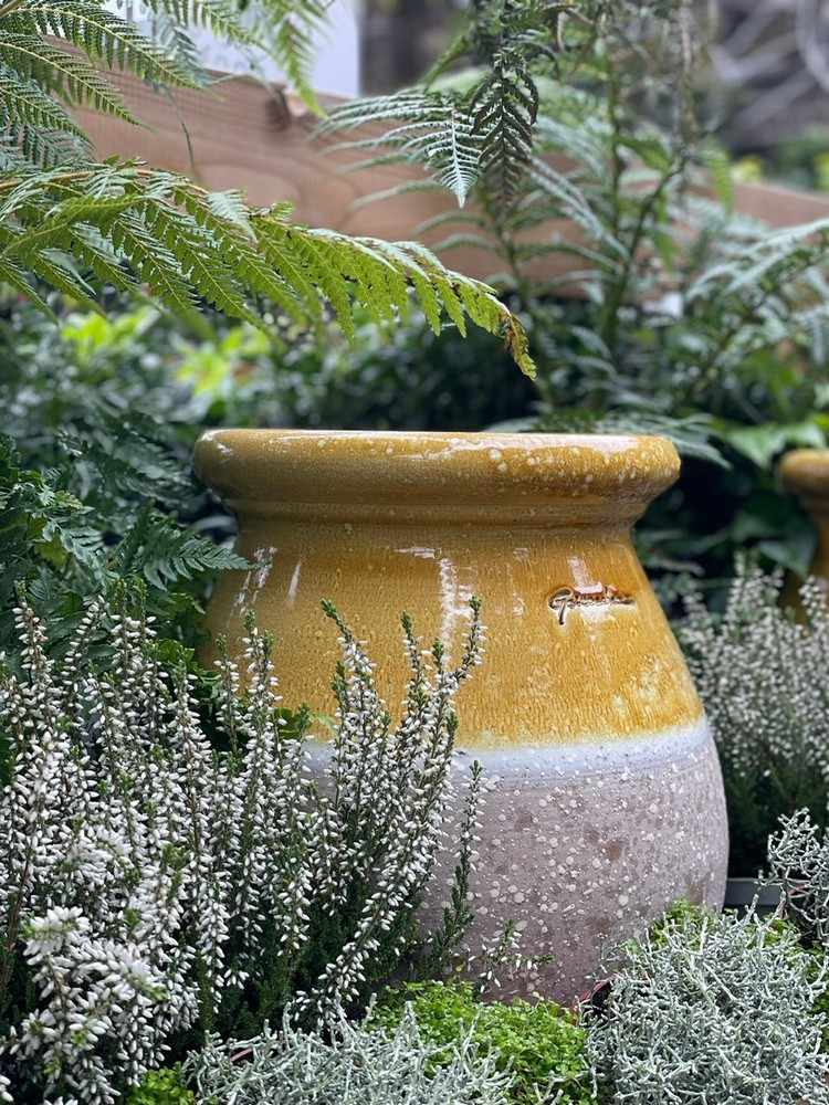 Jarre provençale H 45 x Ø 33 cm : Pots en terre cuite naturelle POTERIE  GOICOECHEA balcon terrasse - botanic®
