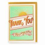 Starburst Thank You – Card