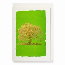 Oak Tree in Gold – Card