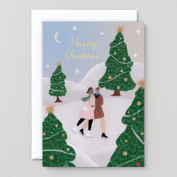 ‘Christmas Ice Skater’ Card