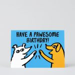 ‘Pawsome Birthday’ Card