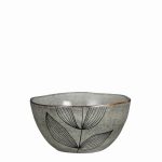 Tabo leaf bowl grey