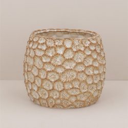 Natural Stoneware Crater Pot Cover