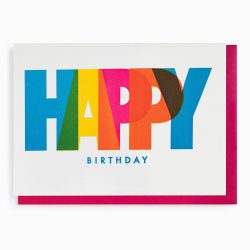 ‘Happy Birthday’ card by Pressink