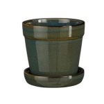 Clint Pot With Saucer – Green