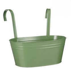 Joey pot oval hanging green