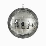 Ornament mirror ball silver 30cm