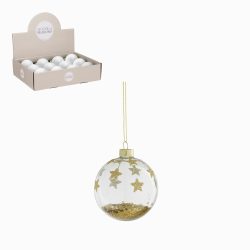 Bauble glass gold