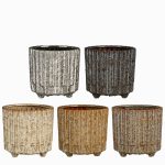 Bora pot round Mixed Colours