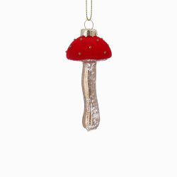 Red Flock/Gold Glas Toadstool