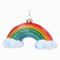 Acrylic Rainbow/Clouds