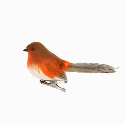 Feather Robin On Clip