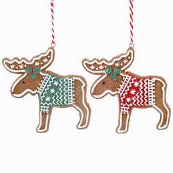 Dressed Gingerbread Moose