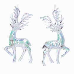 Clear Lustre Acrylic Deer