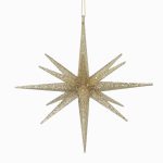 Gold Sparkle Bethlehem Star
