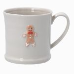 Stoneware Mini Mug w Gingerbread Man