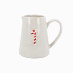 Ceramic Mini Jug w Candy Cane