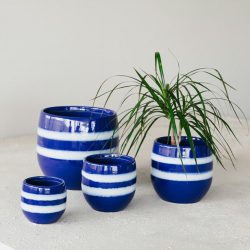 Saffron Pot – Cobalt