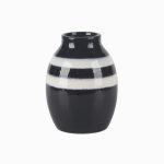 Saffron Vase – Black