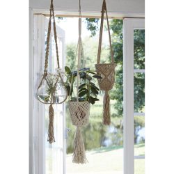 Belle Hanging Macrame Pot