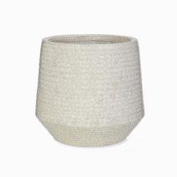 Ravello Ridged Pot – White