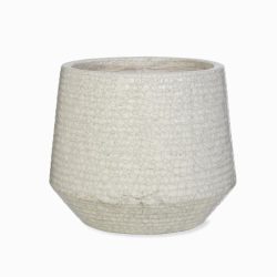 Ravello Ridged Pot – White