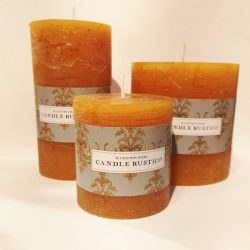 Caramel Pillar Candle