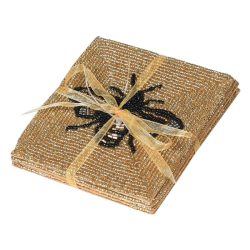 ANT.GOLD BEE COASTERS