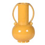 Yellow Cyclinder Vase