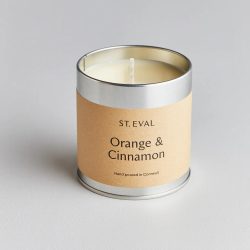 St. Eval Scented Tin Candle – Orange & Cinnamon