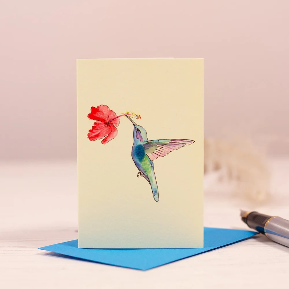 Mini Hummingbird Card