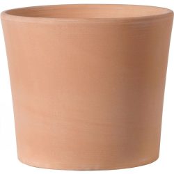 Vaso Cilindrico Terracotta Pot – White