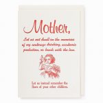 Let us not Dwell – Card