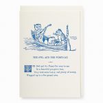 Owl and Pussy Cat- Small Card