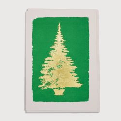 Christmas Tree on Green Card