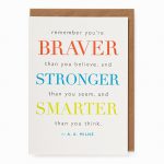 Braver Stronger Smarter- Card
