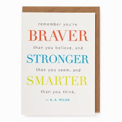 Braver Stronger Smarter- Card