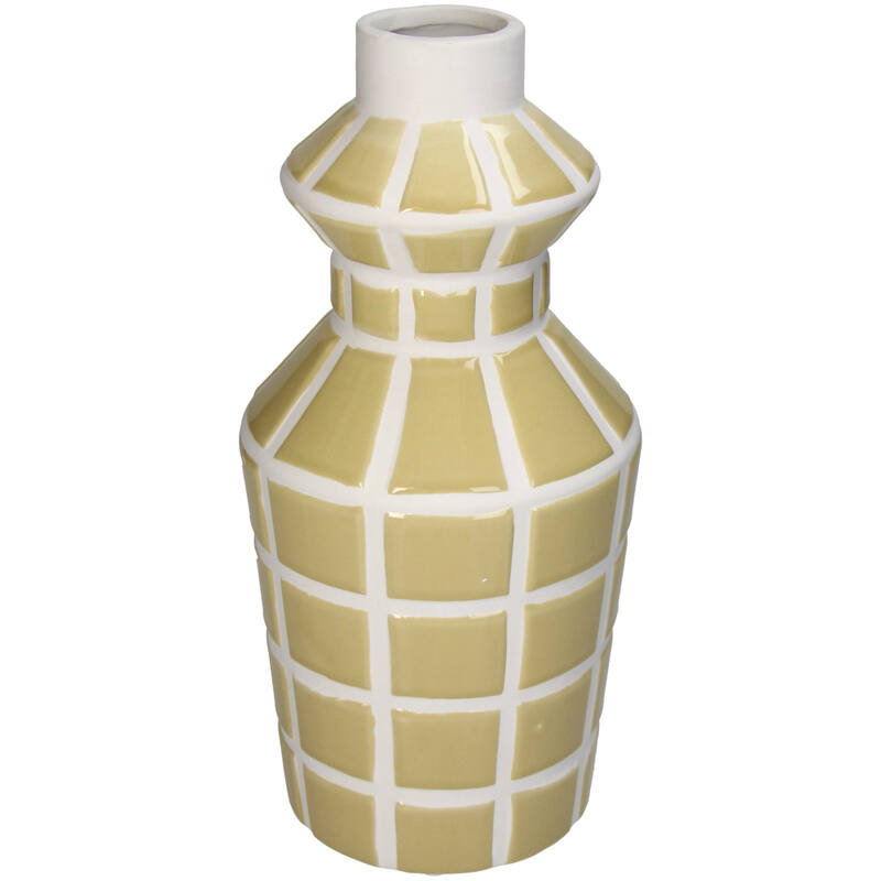 Vase Stoneware - Mustard