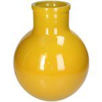 Vase Recycled Glass – Yellow
